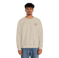 Love All Tennis Adult Embroidered Crewneck Sweatshirt