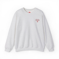 Love All Tennis Adult Embroidered Crewneck Sweatshirt
